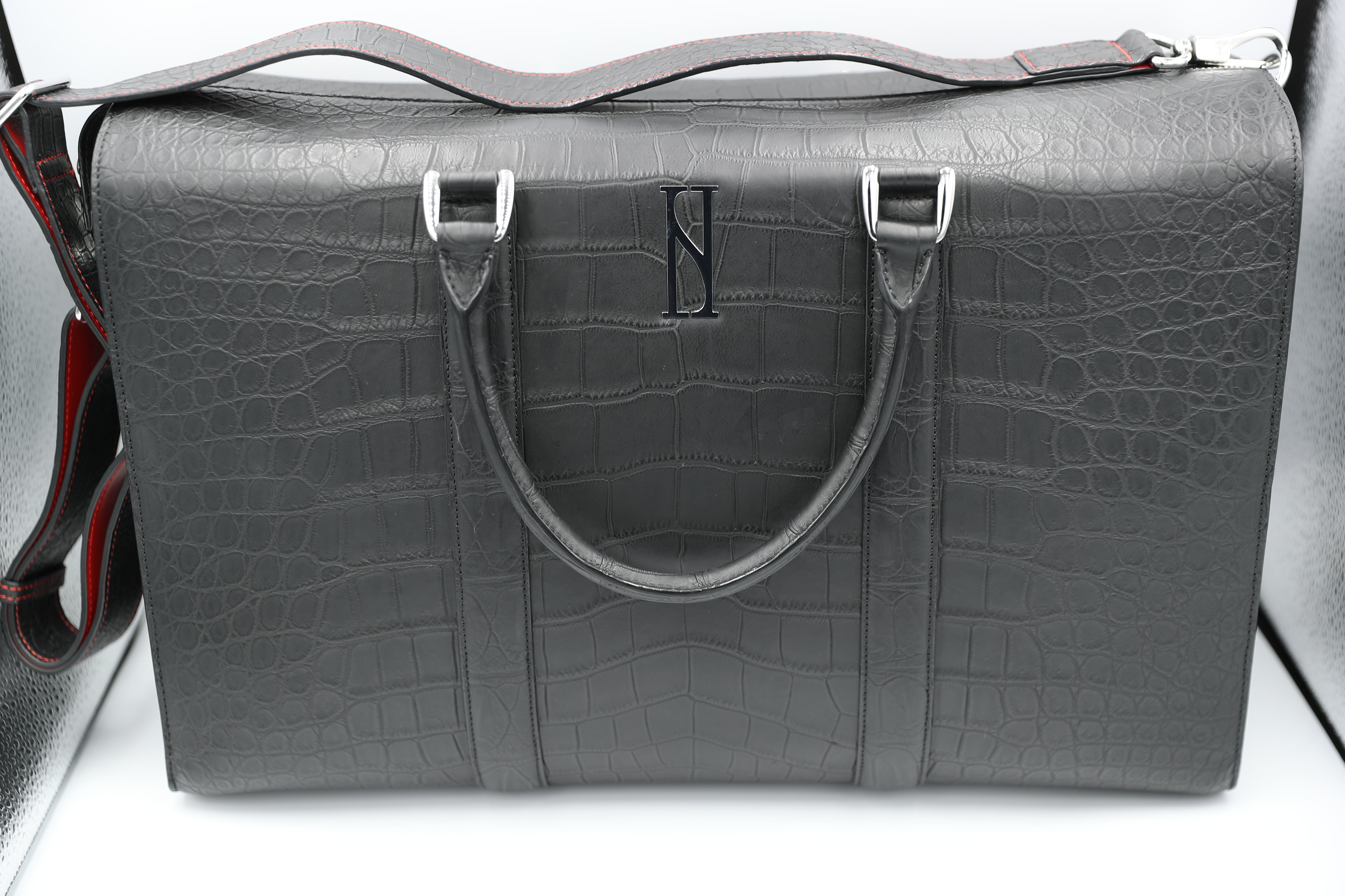 Louis Vuitton Porte-Documents Voyage Crocodile Briefcase