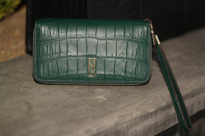 HUNTER wallet in DARK GREEN