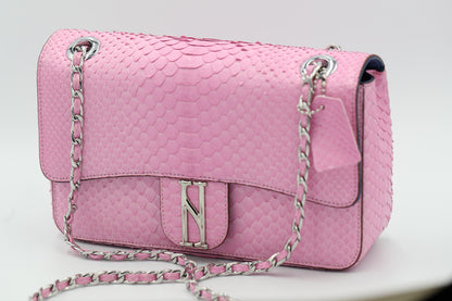 GRACE  flap handbag in PINK