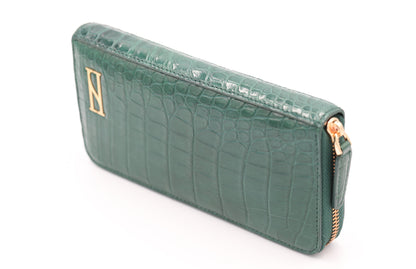 POWER wallet in dark GREEN