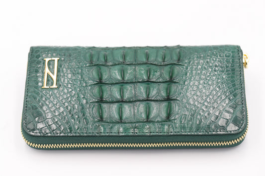 POWER wallet in dark GREEN