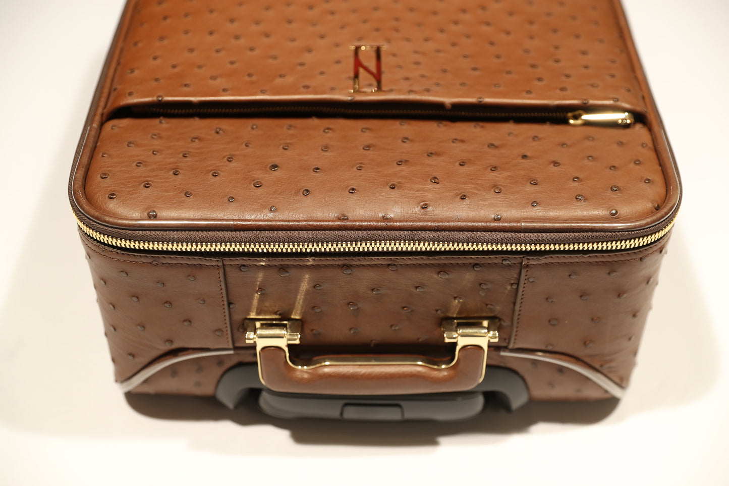 LEADER luggage in BROWN