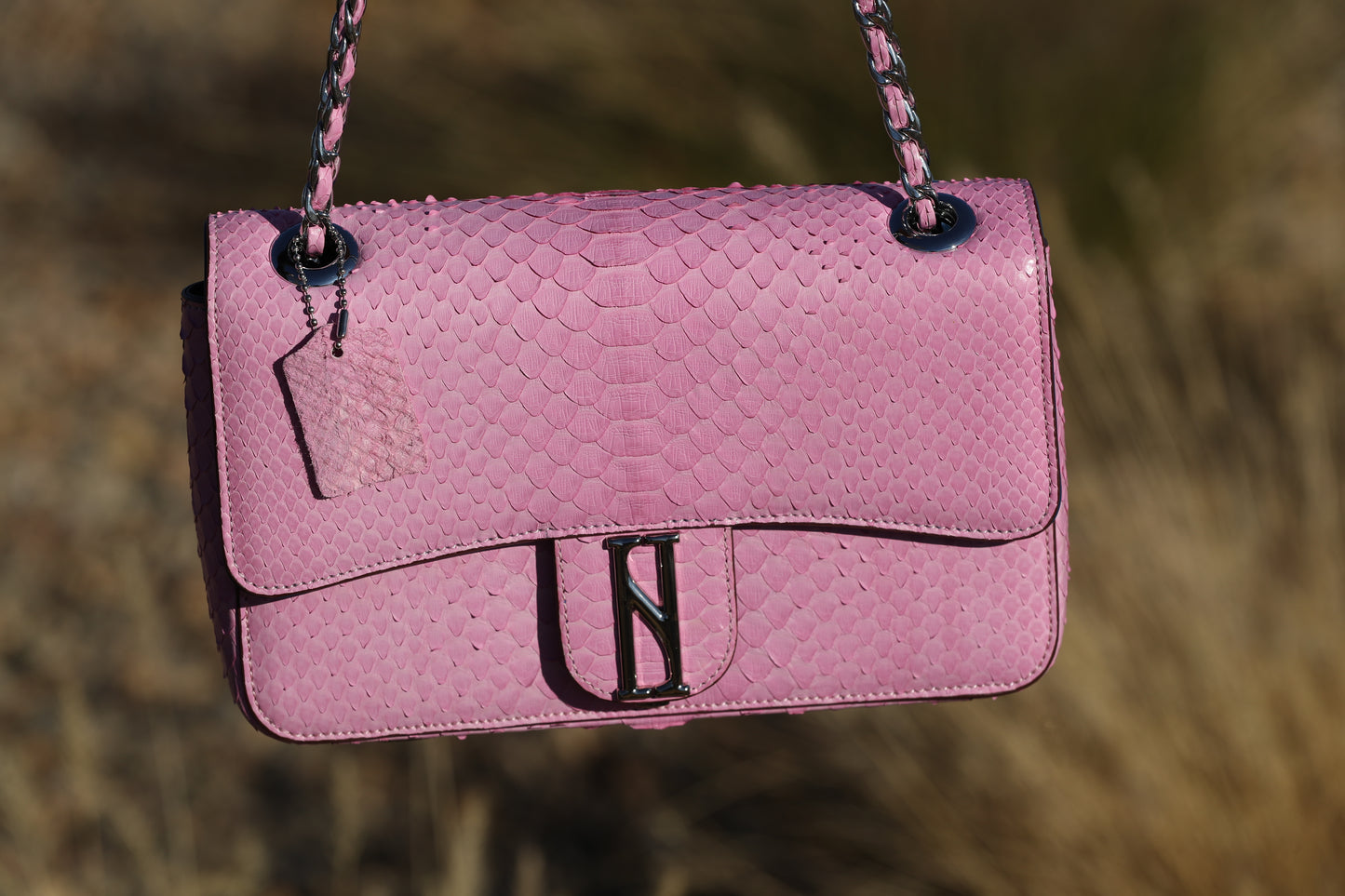 GRACE  flap handbag in PINK