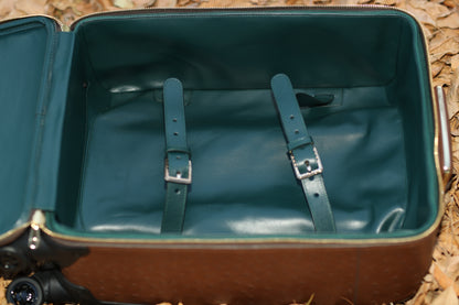 LEADER luggage in BROWN