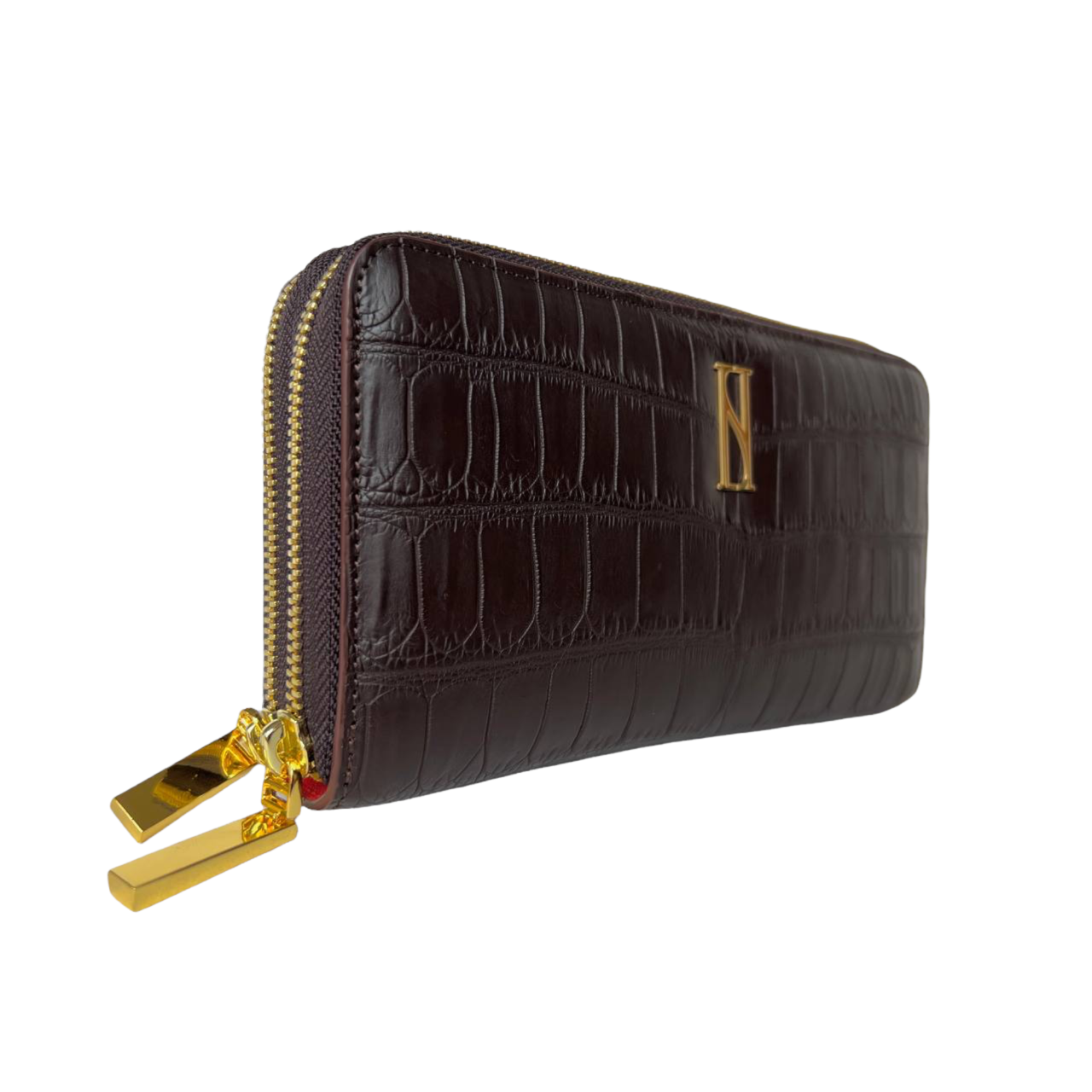 HUNTER wallet in WINE BLACK