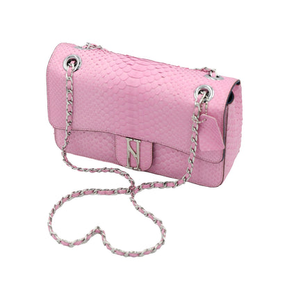 GRACE  flap handbag in PINK