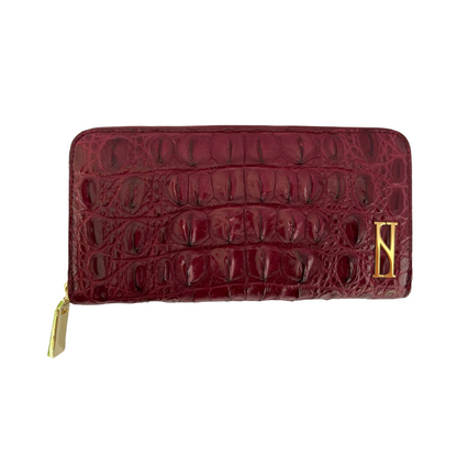 POWER wallet in WINE RED